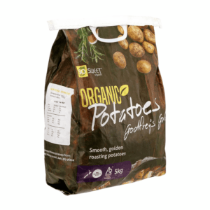 So Sweet Organic Potatoes 5kg bag – smooth, golden roasting potatoes