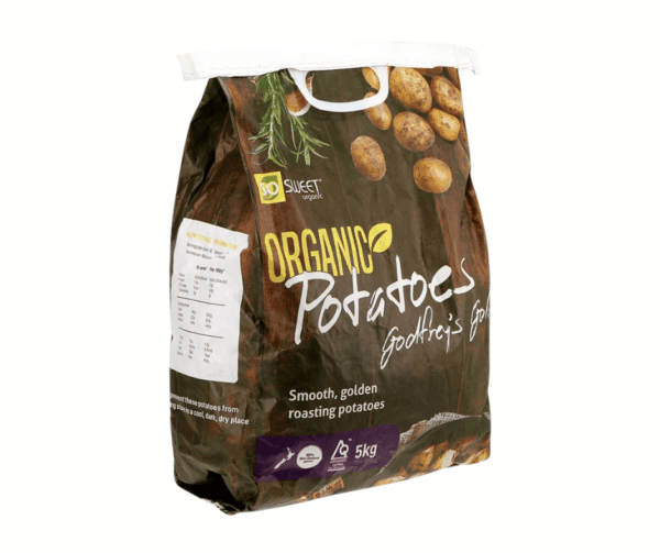 So Sweet Organic Potatoes 5kg bag – smooth, golden roasting potatoes