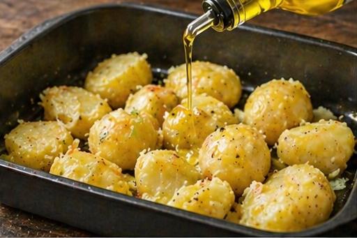 Crispy roast potatoes